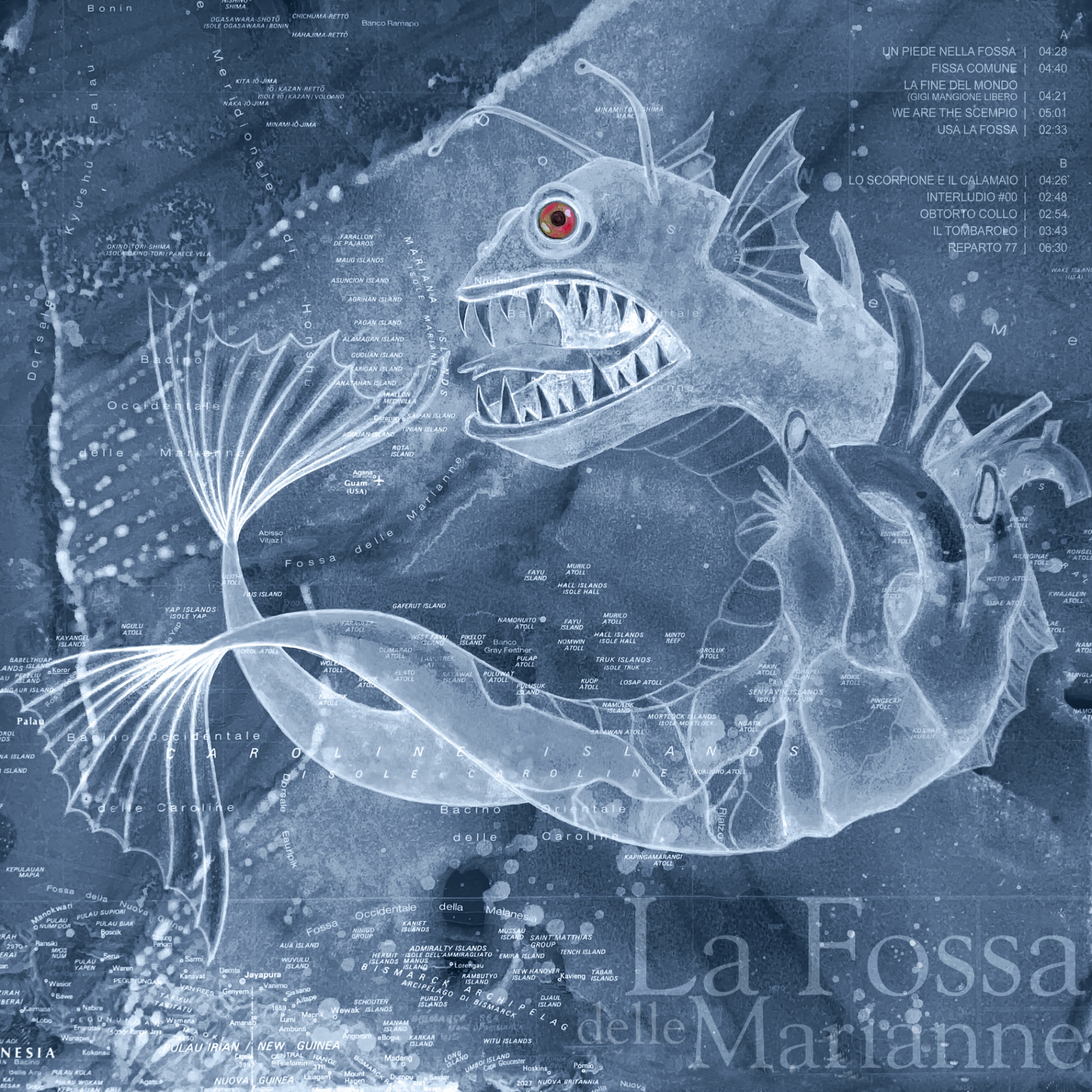 La Fossa delle Marianne — 12" LP cover artwork